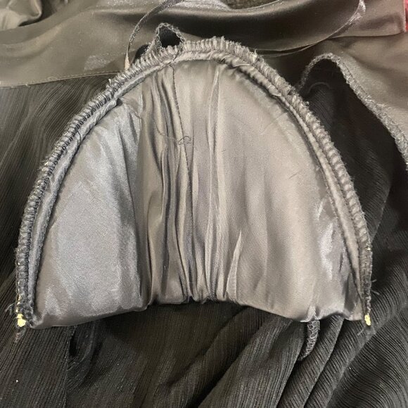 R&M Richards Two-Piece Blazer Top Set Womens Size 18 Black Sparkle Formal Party - Picture 12 of 13